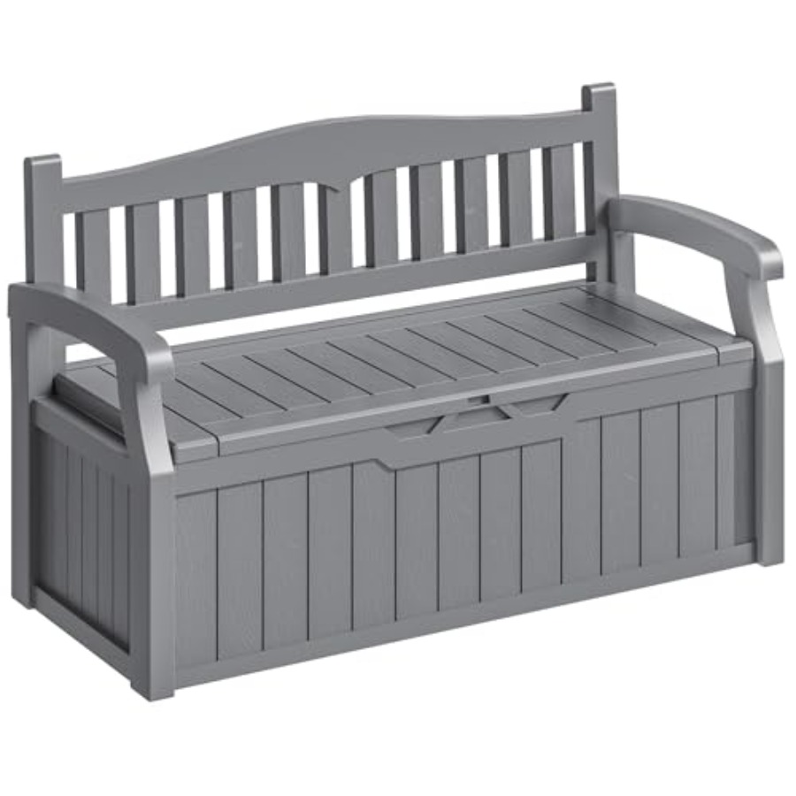 Outdoor Furniture With Storage For Cushions - 75 Gallon Outdoor Storage Bench with