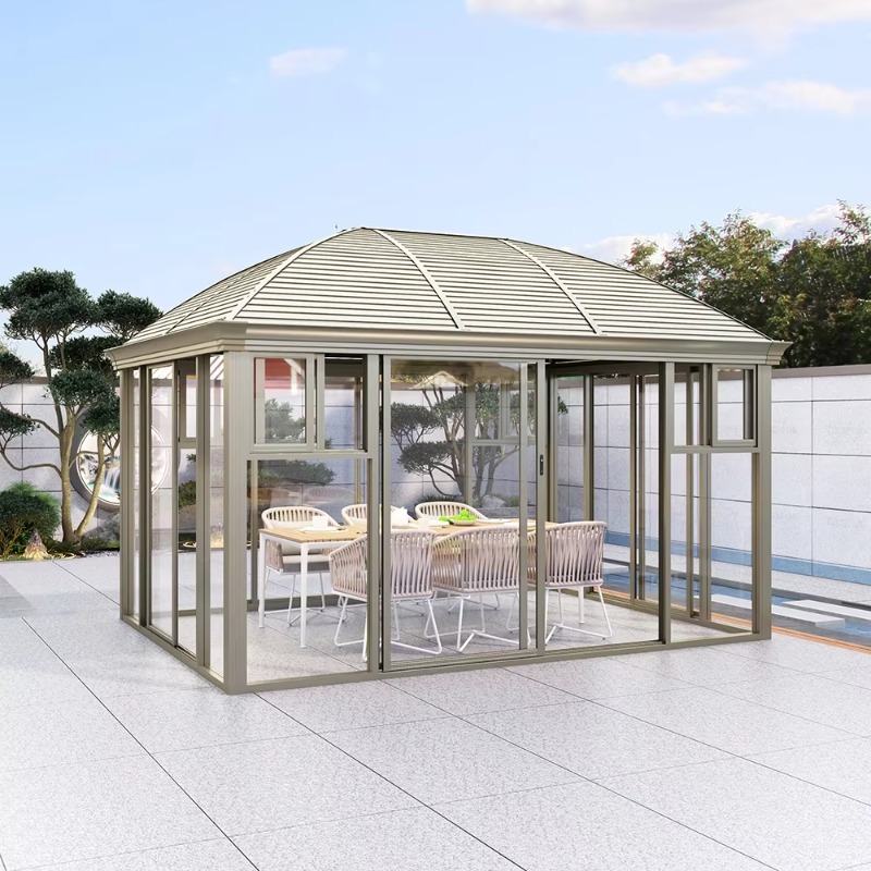 Outdoor Furniture Modern - Freestanding Sunrooms Glass Houses Outdoor Patio