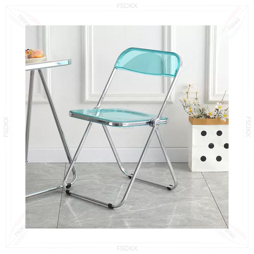 Outdoor Furniture Very - Modern Transparent Acrylic Folding Chair New