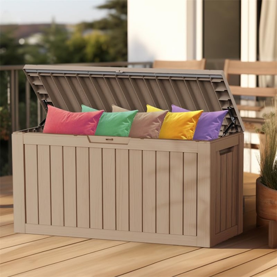 Outdoor Deck Box Waterproof Re - Outdoor Furniture With Storage For Cushions recensie en prijs