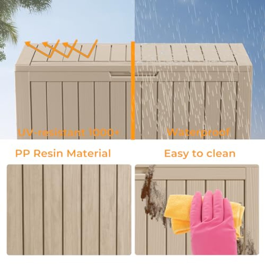 Outdoor Deck Box Waterproof Re - Outdoor Furniture With Storage For Cushions recensie en prijs