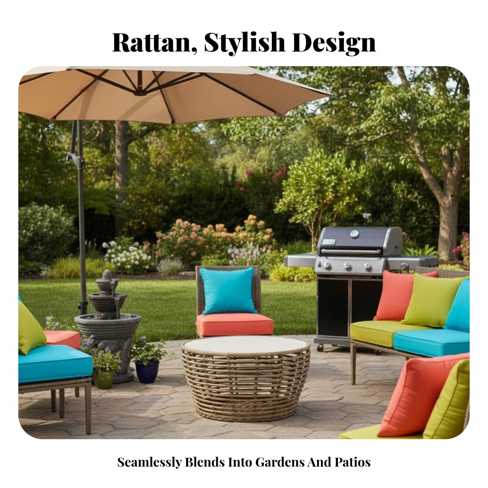 4 Pieces 4-Piece Wicker Sofa S - Outdoor Furniture Easy To Clean recensie en prijs