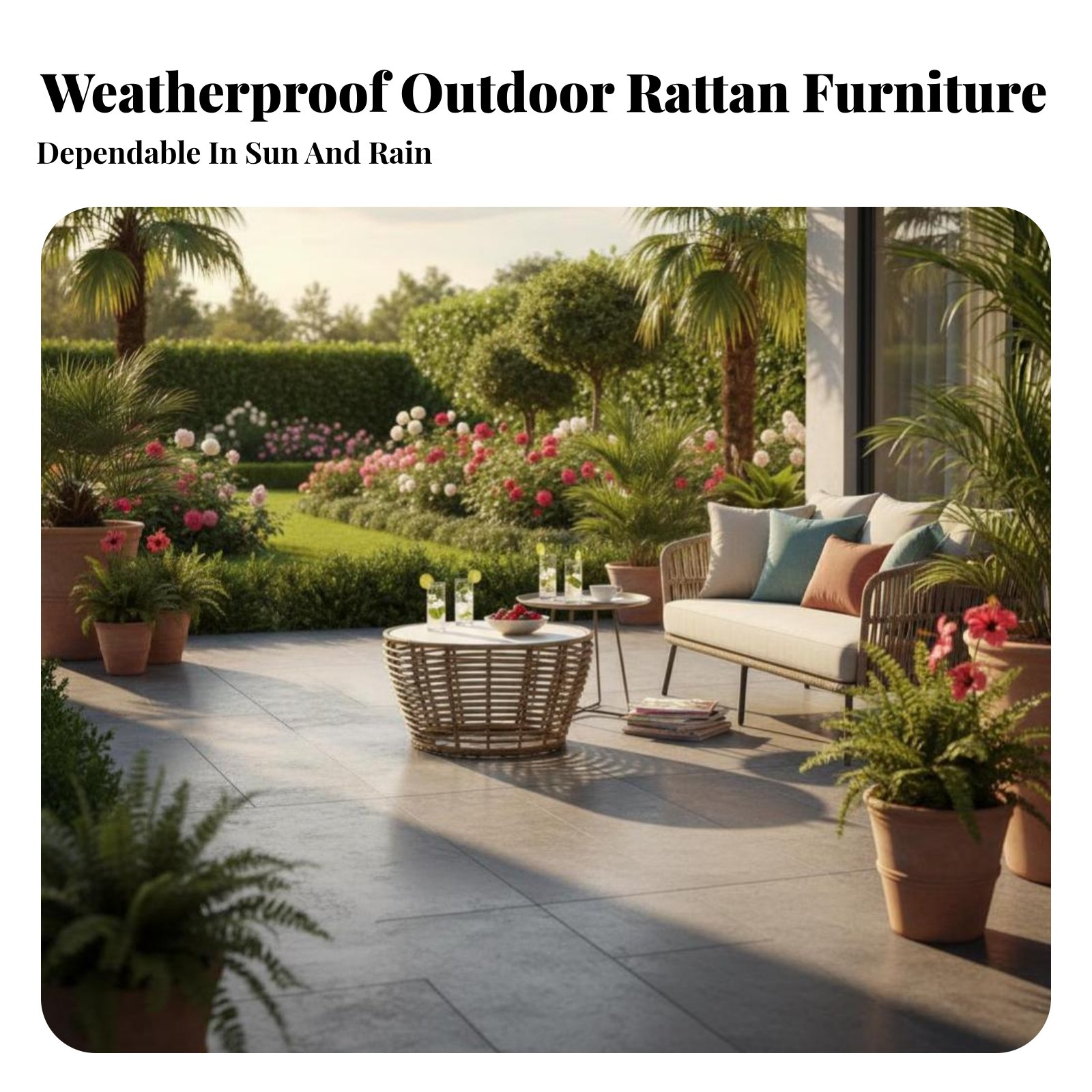 4 Pieces 4-Piece Wicker Sofa S - Outdoor Furniture Easy To Clean recensie en prijs