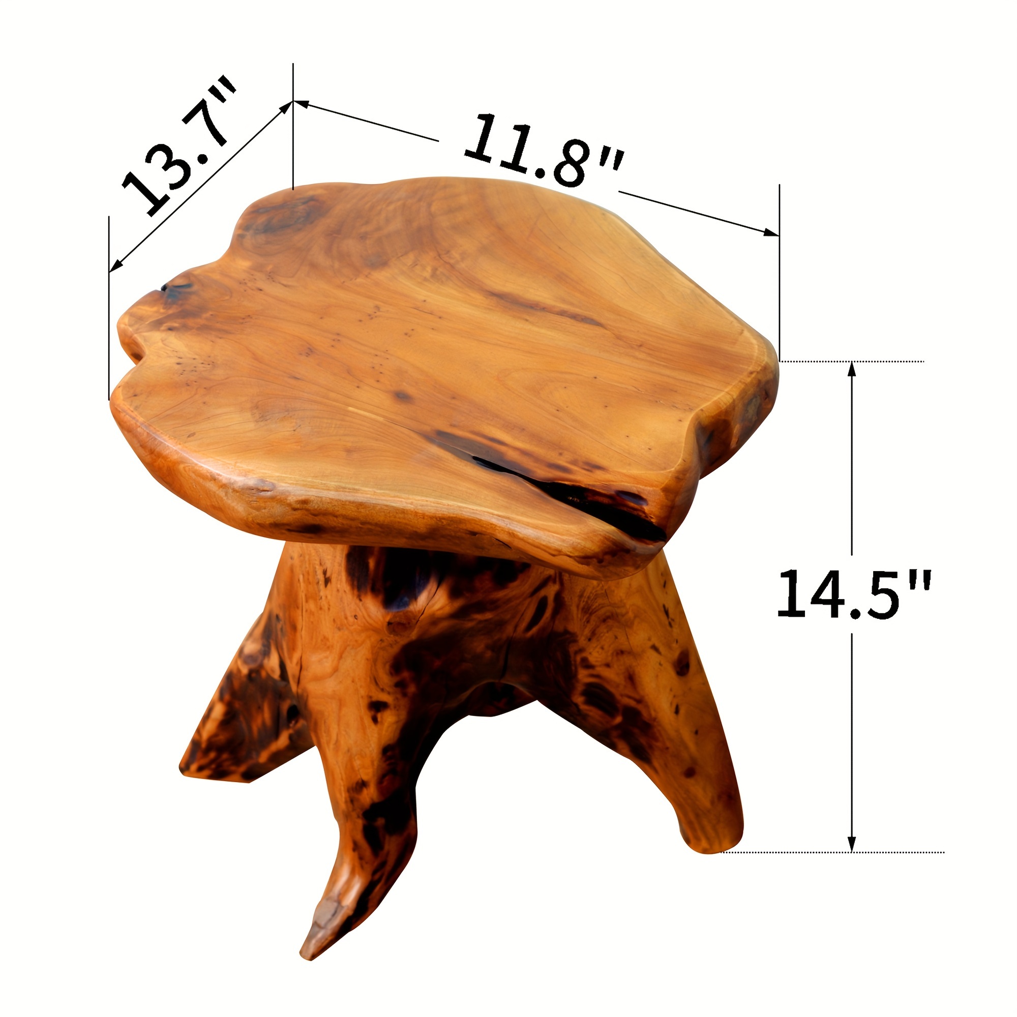 1pc Natural Edge Solid Fir Woo - Outdoor Furniture Easy To Clean recensie en prijs