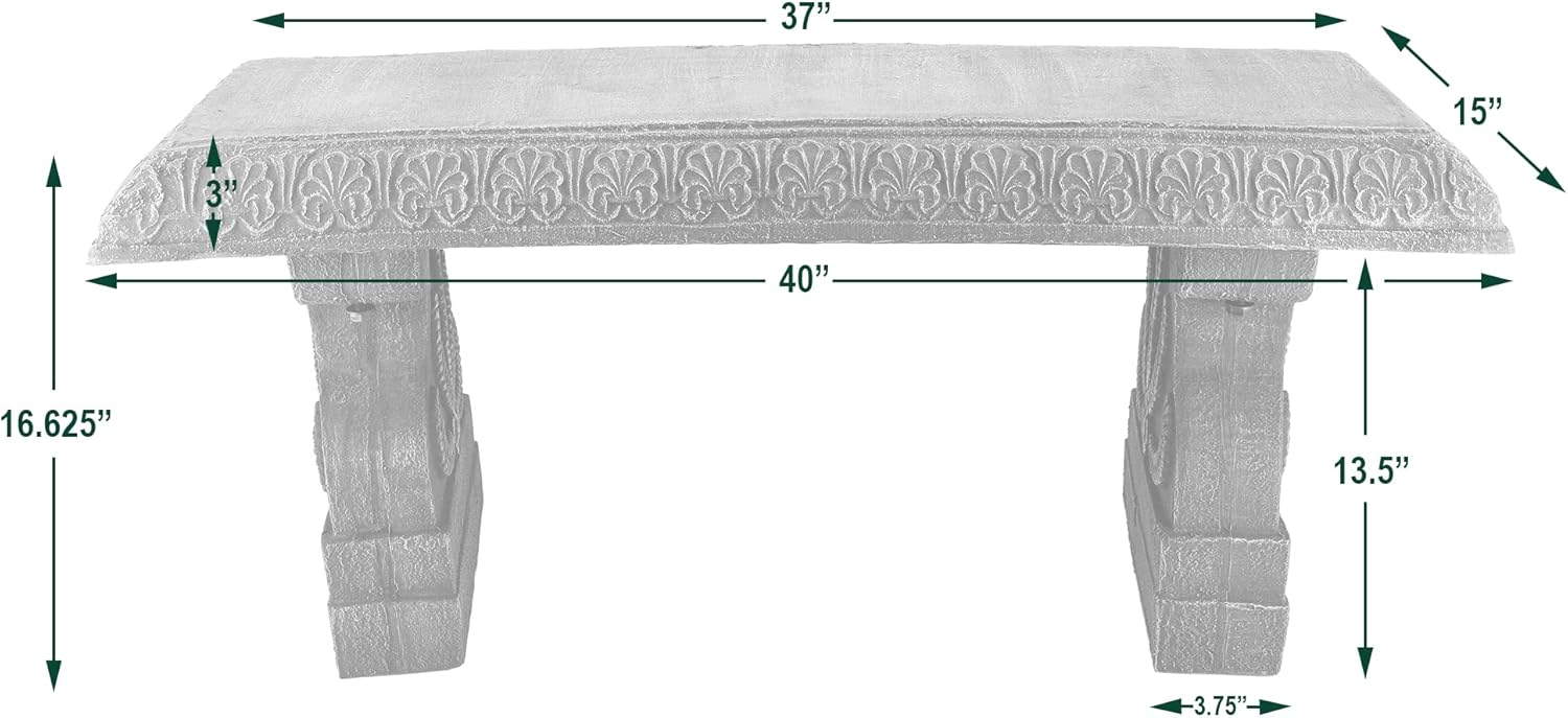 Outdoor Fiberclay Garden Bench - Outdoor Furniture Decor recensie en prijs