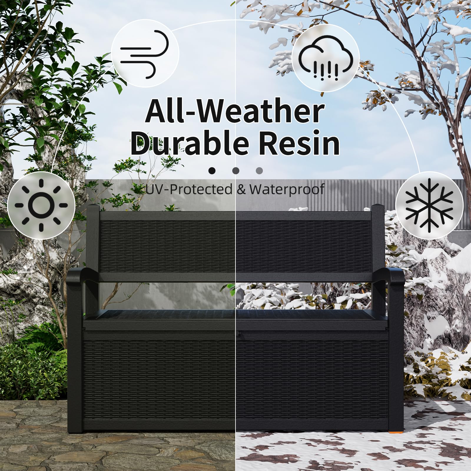 80 Gallon Outdoor Storage Benc - Outdoor Furniture With Storage For Cushions recensie en prijs