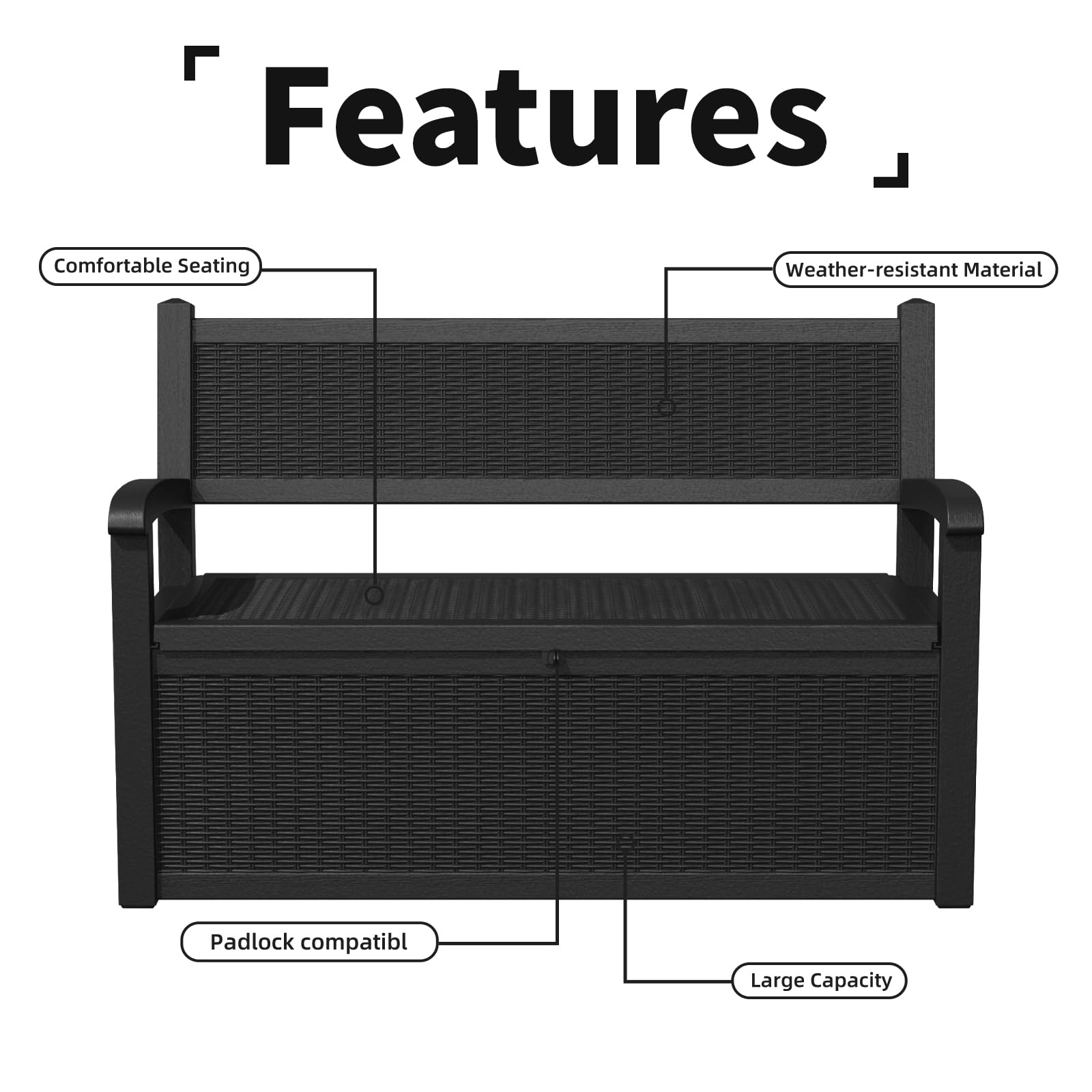 80 Gallon Outdoor Storage Benc - Outdoor Furniture With Storage For Cushions recensie en prijs