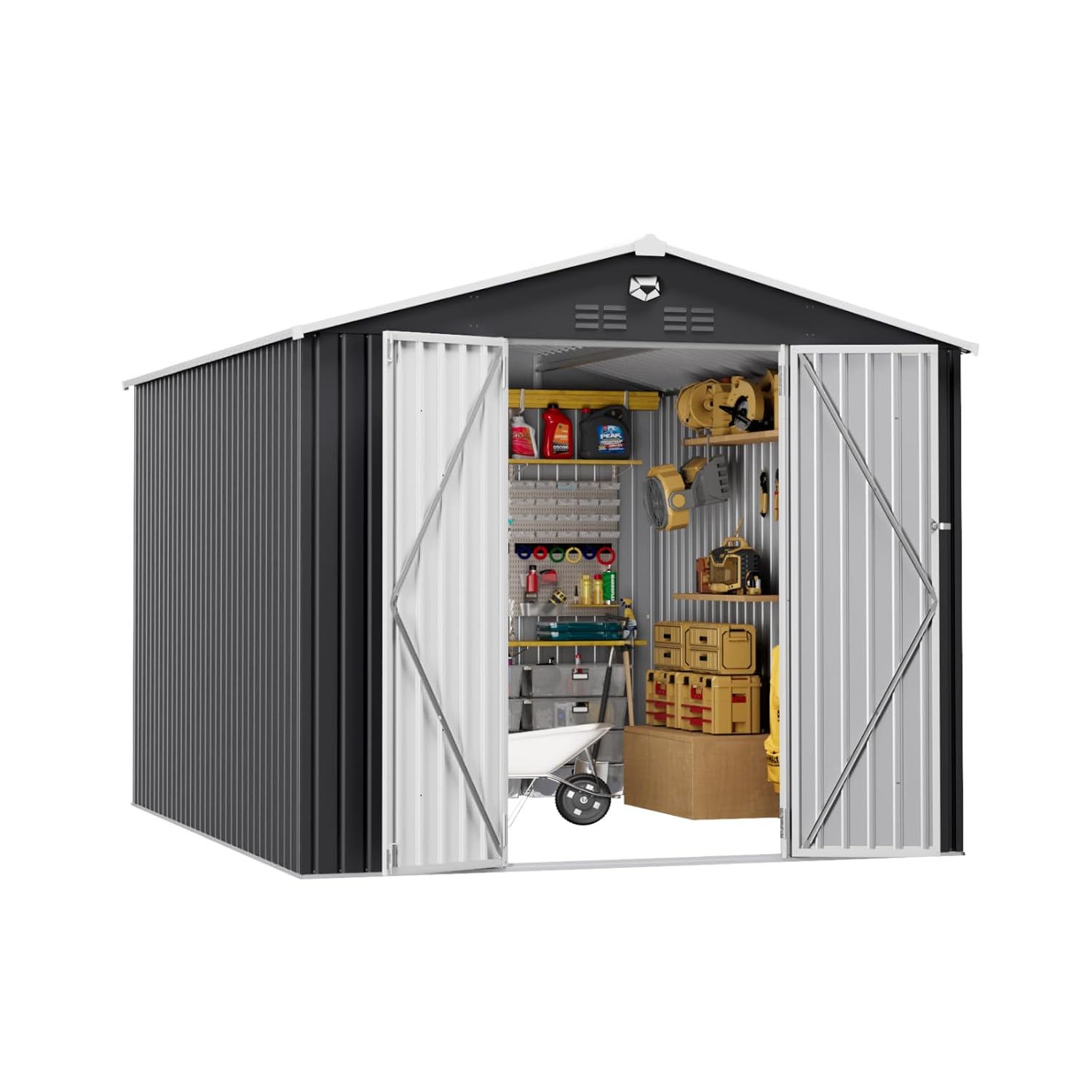 10x12 FT Metal Outdoor Storage - Outdoor Furniture Modern recensie en prijs