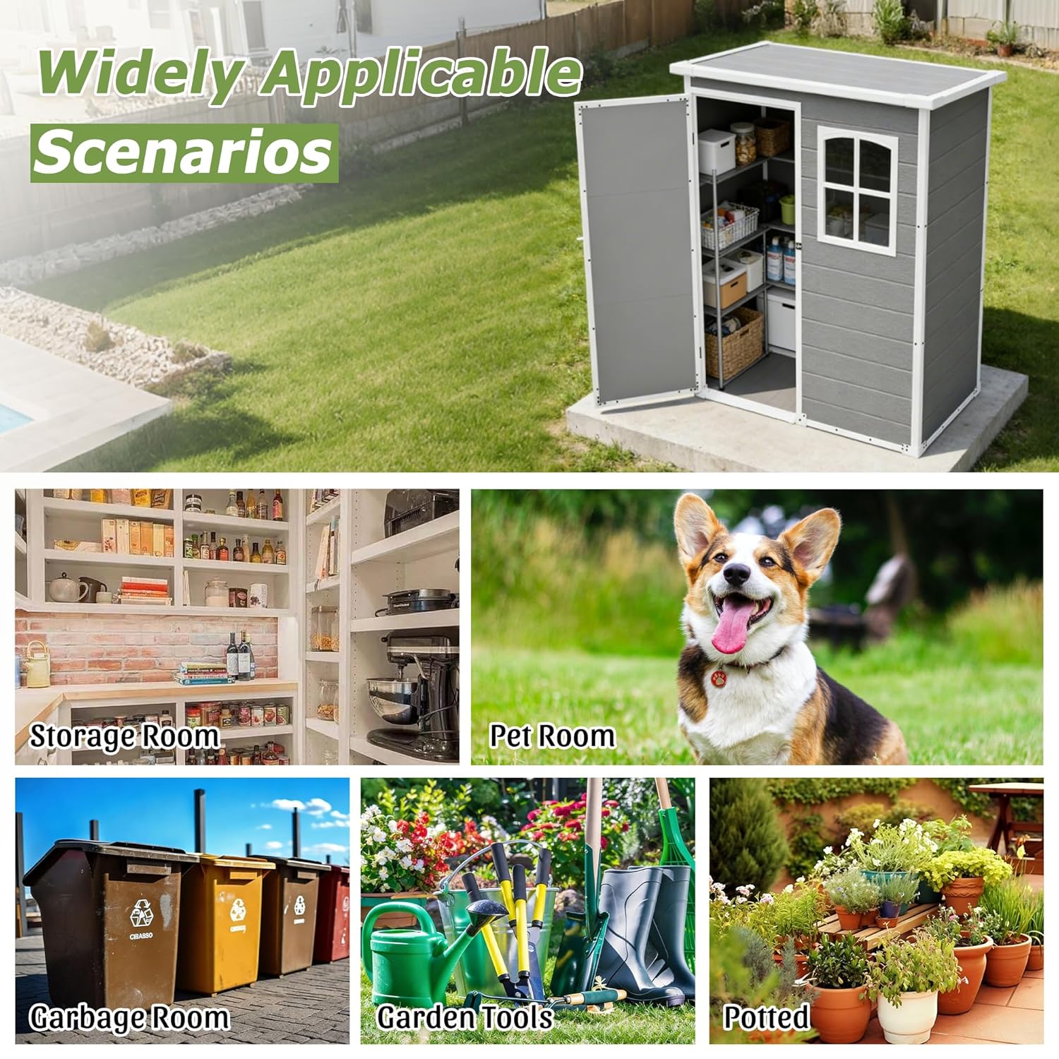 Resin Outdoor Storage Shed Kit - Outdoor Furniture Store recensie en prijs