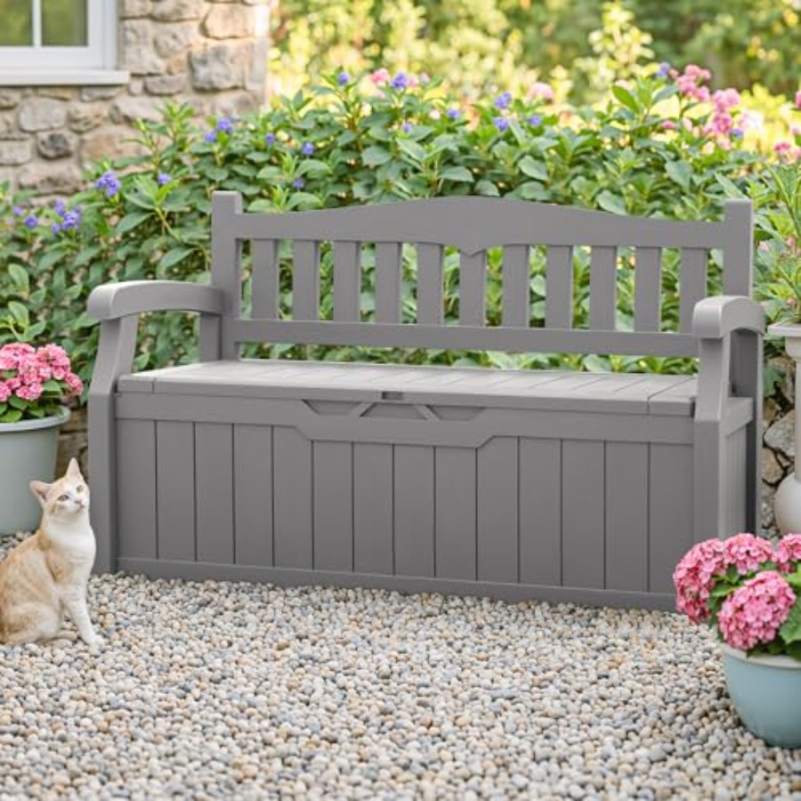 75 Gallon Outdoor Storage Benc - Outdoor Furniture With Storage For Cushions recensie en prijs