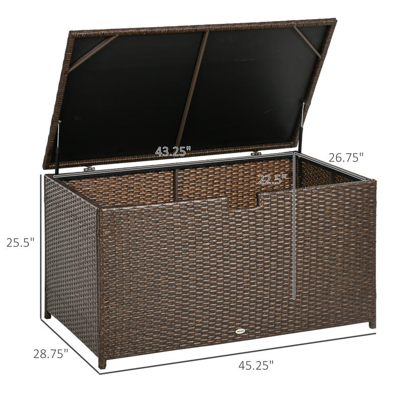 113 Gallon Outdoor Storage Box - Outdoor Furniture With Storage For Cushions recensie en prijs