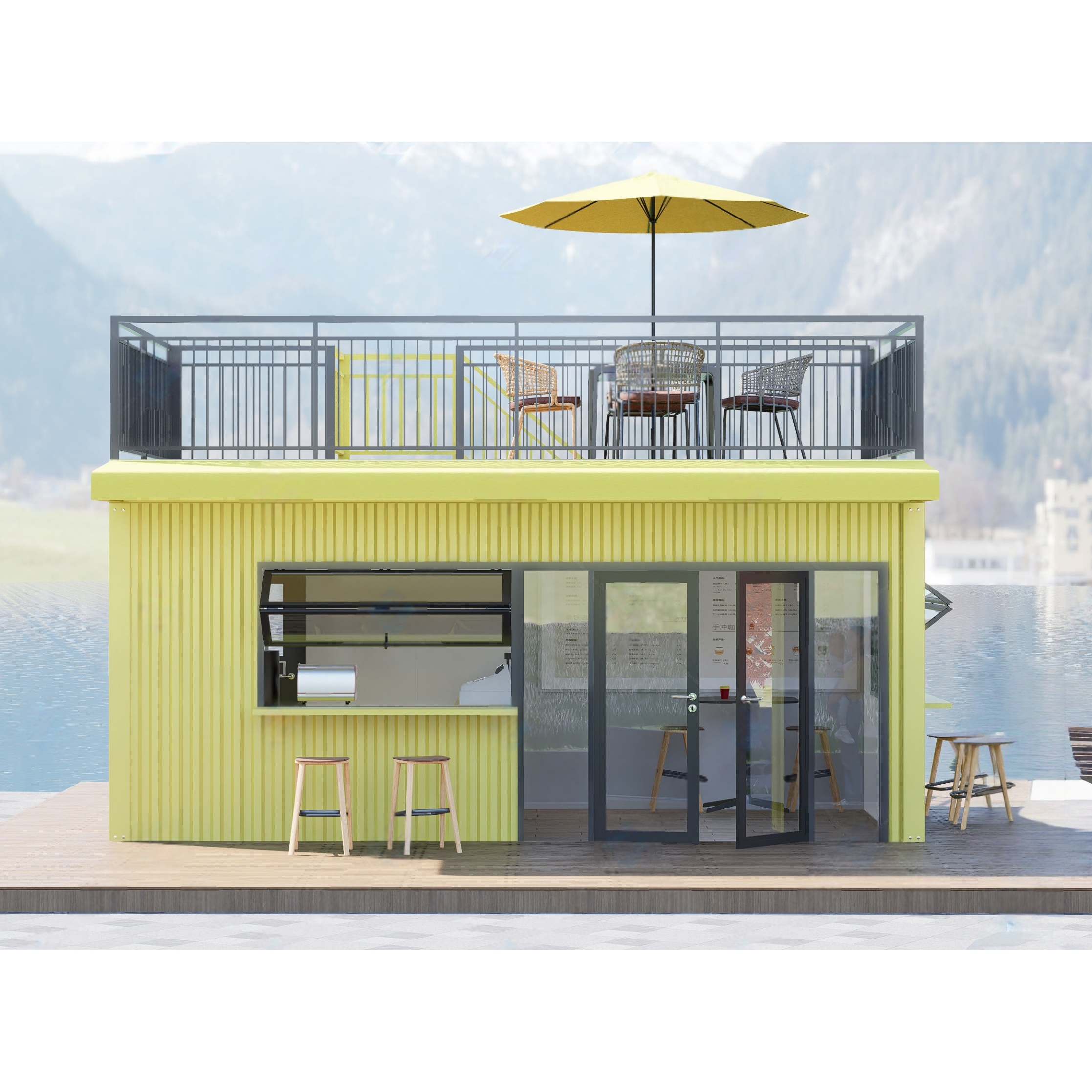 Container House 2 3 Bedrooms L - Outdoor Furniture Modern recensie en prijs
