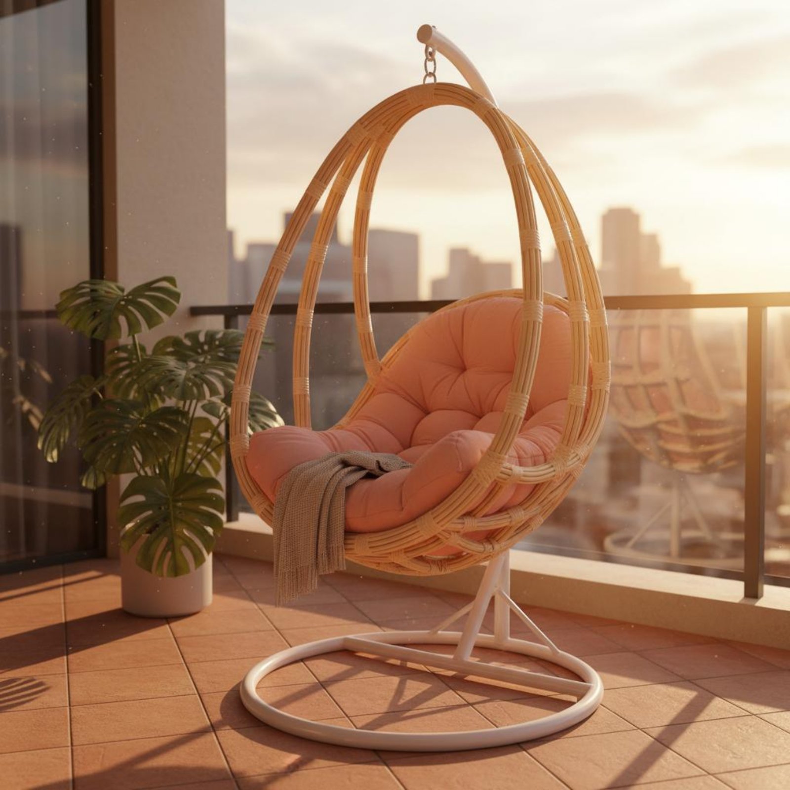 Hanging Oval Chair Pad Easy to - Outdoor Furniture Easy To Clean recensie en prijs