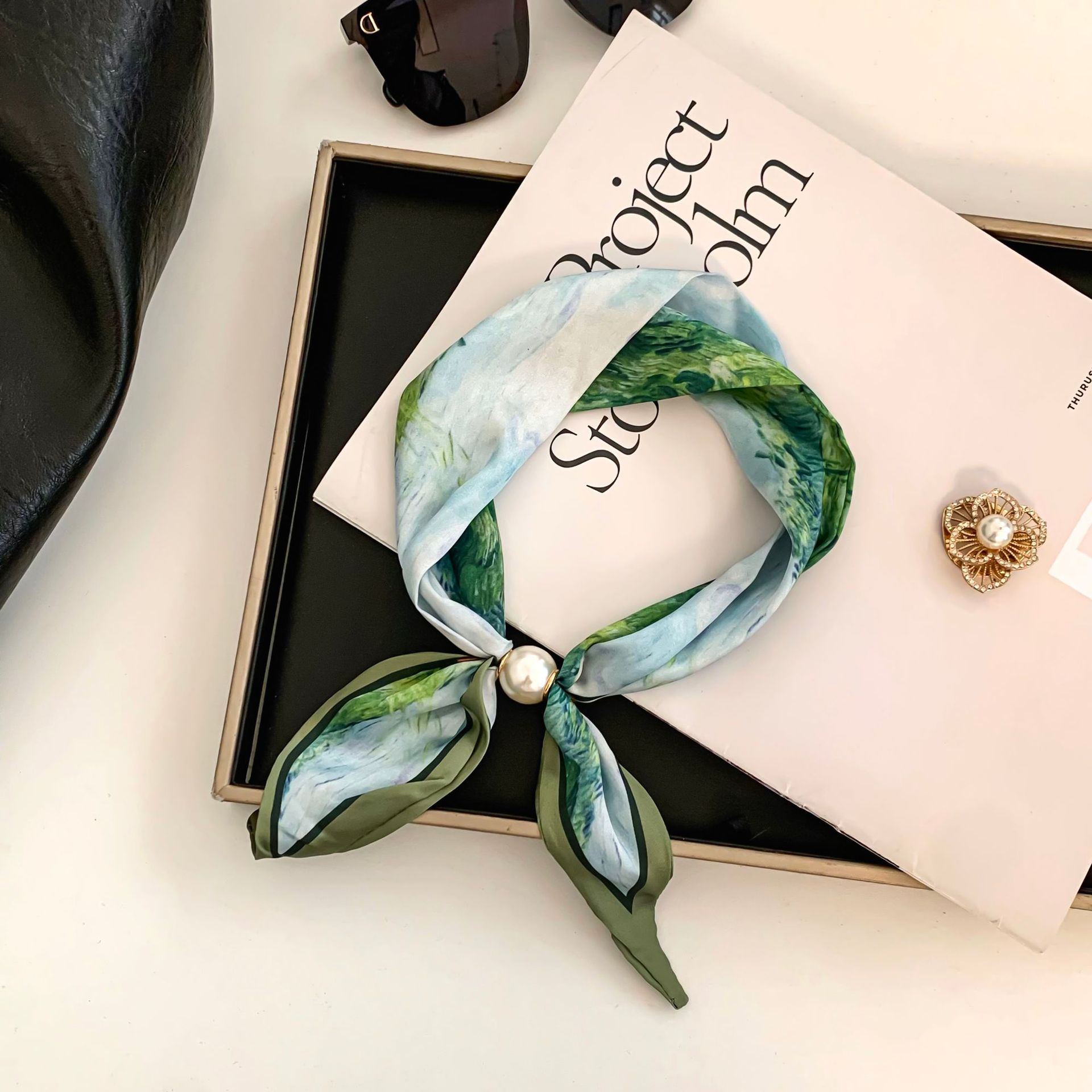 Cashew Flower Silk Scarf Effor - Outdoor Furniture Decor recensie en prijs