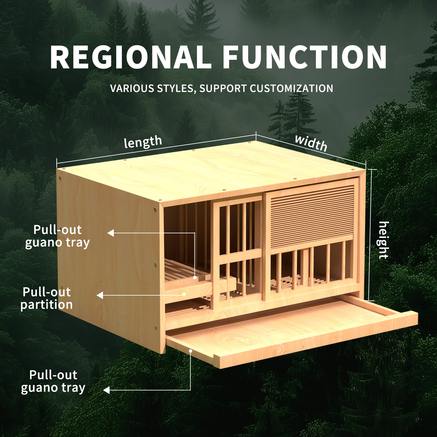 Luxury Solid Wood Outdoor Pige - Outdoor Furniture Easy To Clean recensie en prijs