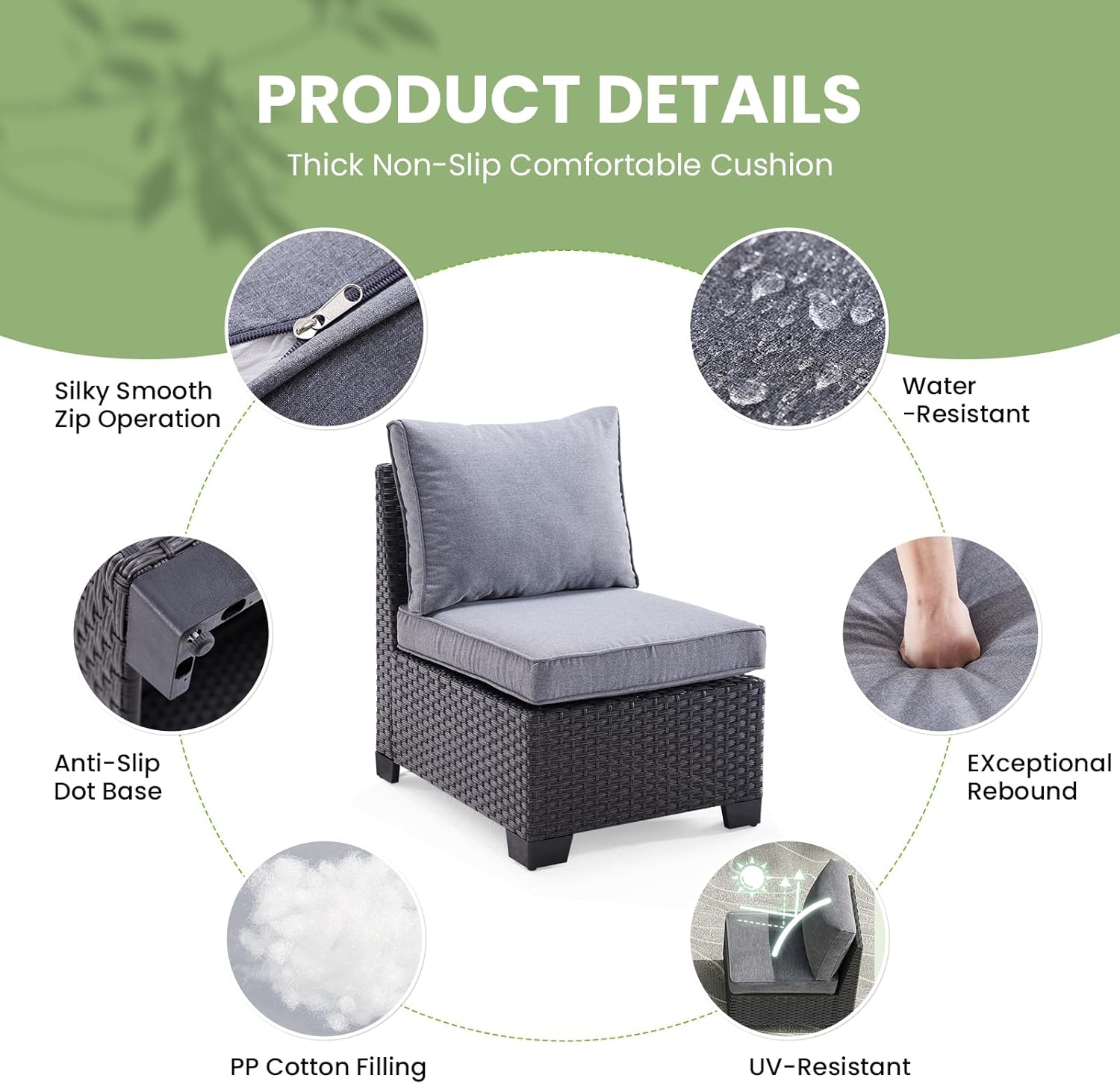 7-Piece Patio Furiture Sofa Se - Outdoor Furniture One Piece recensie en prijs