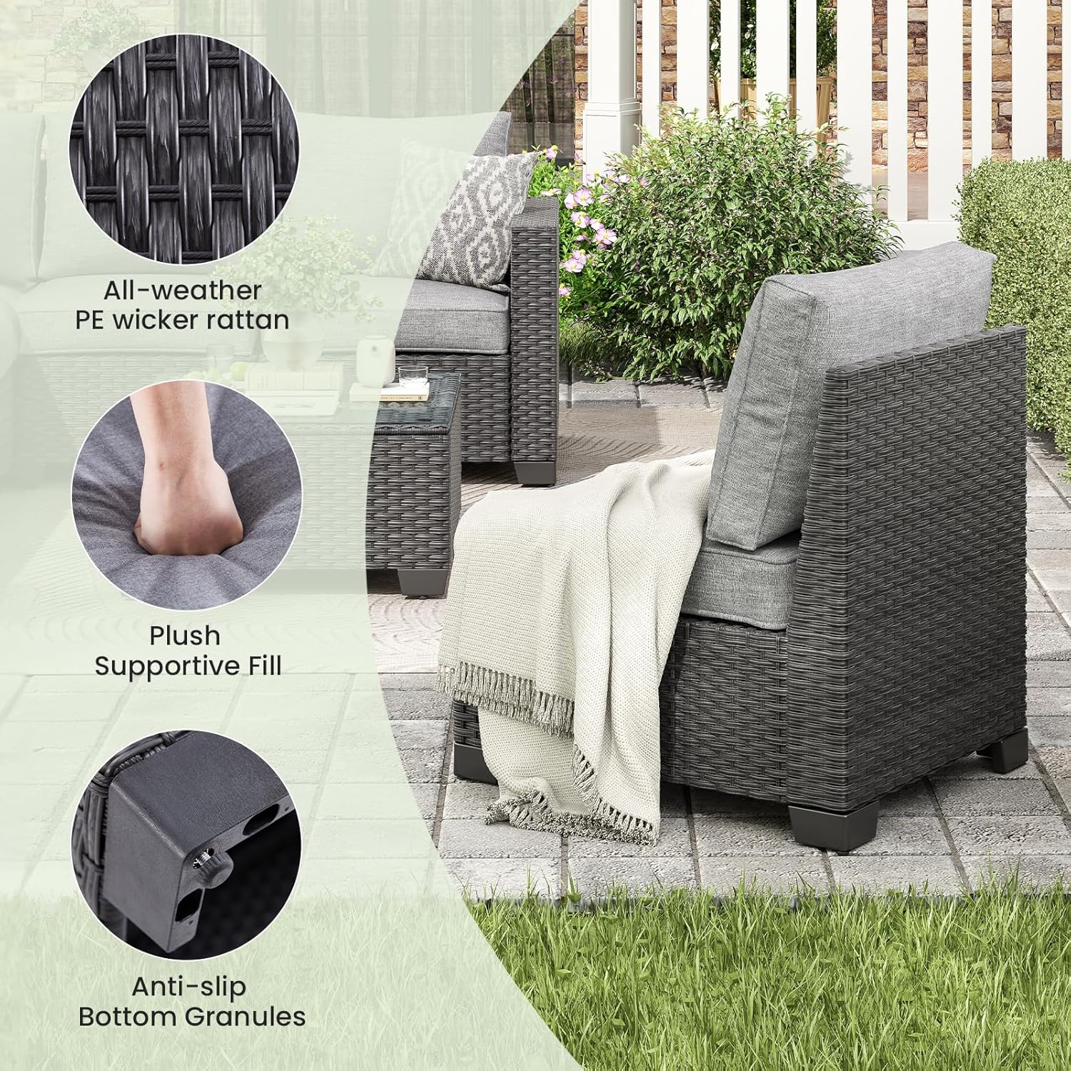 7-Piece Patio Furiture Sofa Se - Outdoor Furniture One Piece recensie en prijs