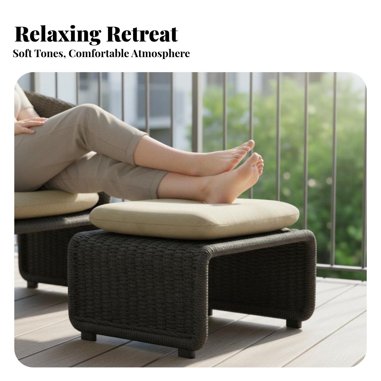 4 Pieces 4-Piece Rope Weave So - Outdoor Furniture One Piece recensie en prijs