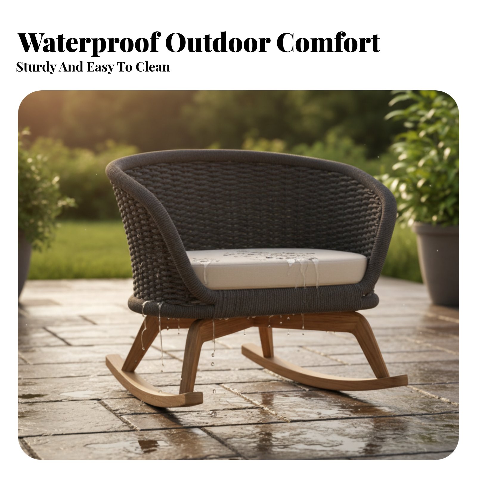 4 Pieces 4-Piece Wicker Conver - Outdoor Furniture One Piece recensie en prijs