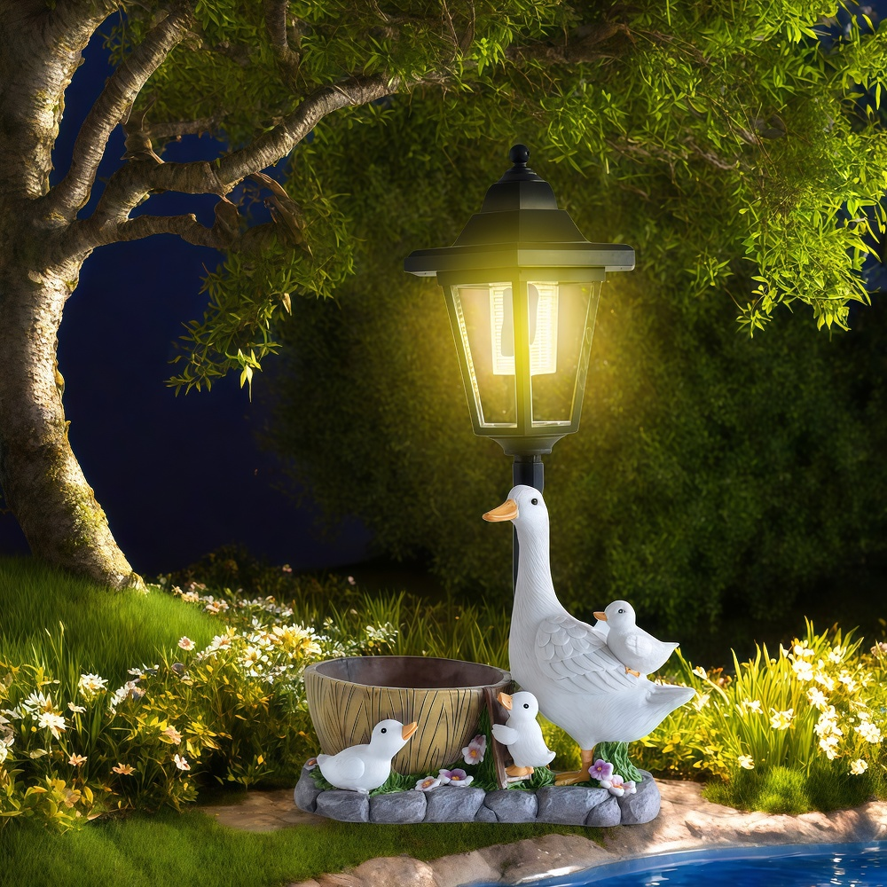 Solar Duck Night Light Garden  - Outdoor Furniture Decor recensie en prijs