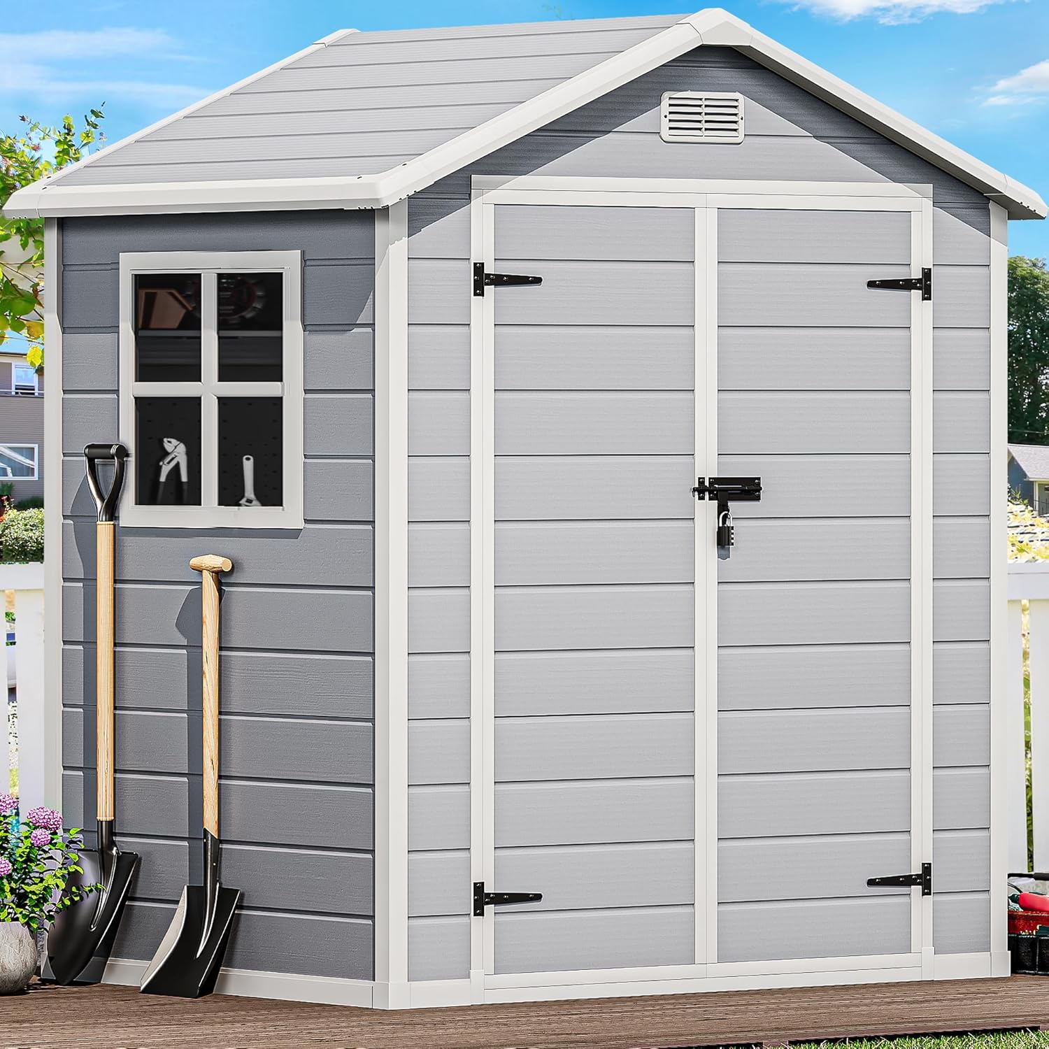 6x4.4 FT Outdoor Resin Storage - Outdoor Furniture Modern recensie en prijs