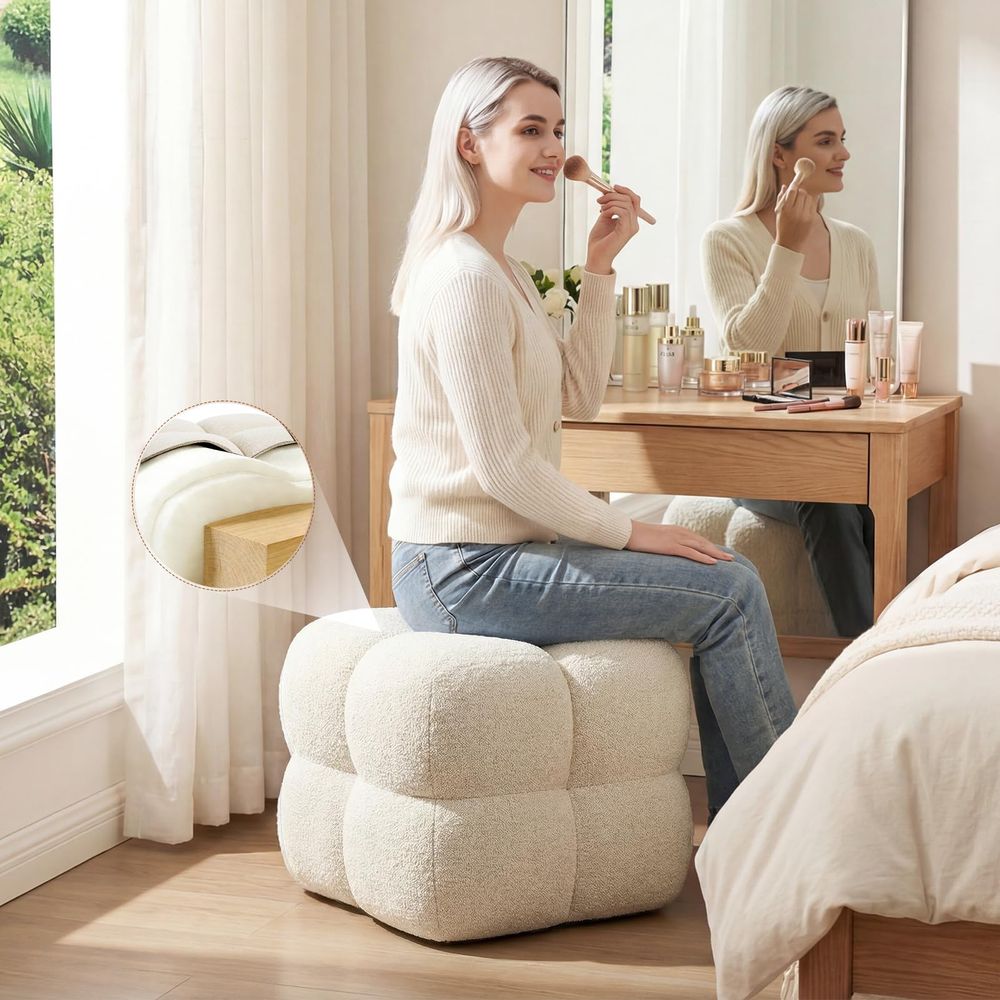 Square Pouf Ottomans Footstool - Outdoor Furniture Modern recensie en prijs