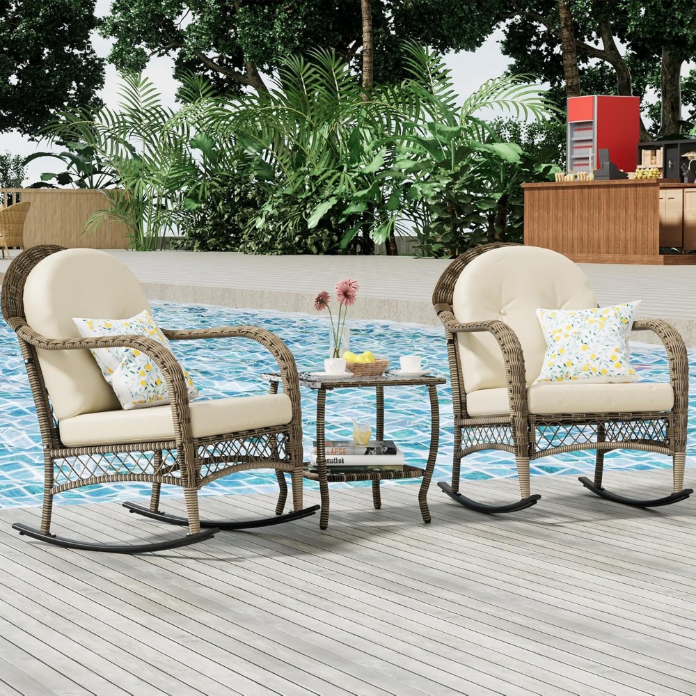 3 Pieces Patio Conversation Se - Outdoor Furniture One Piece recensie en prijs