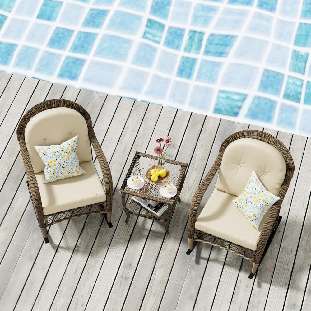 3 Pieces Patio Conversation Se - Outdoor Furniture One Piece recensie en prijs