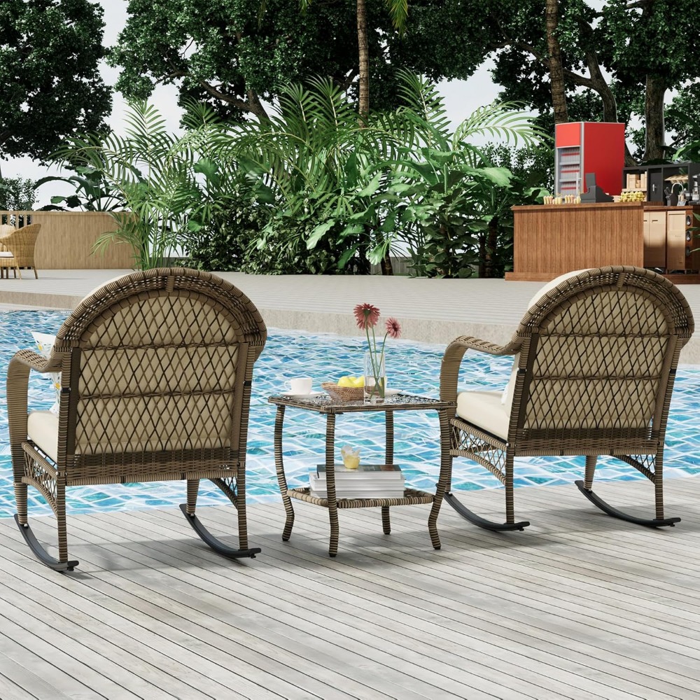 3 Pieces Patio Conversation Se - Outdoor Furniture One Piece recensie en prijs