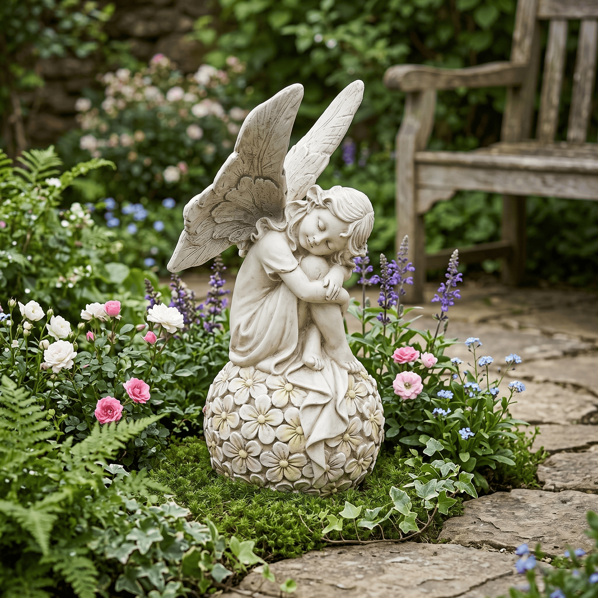 13.2-inch Garden Fairy Statue, - Outdoor Furniture Decor recensie en prijs
