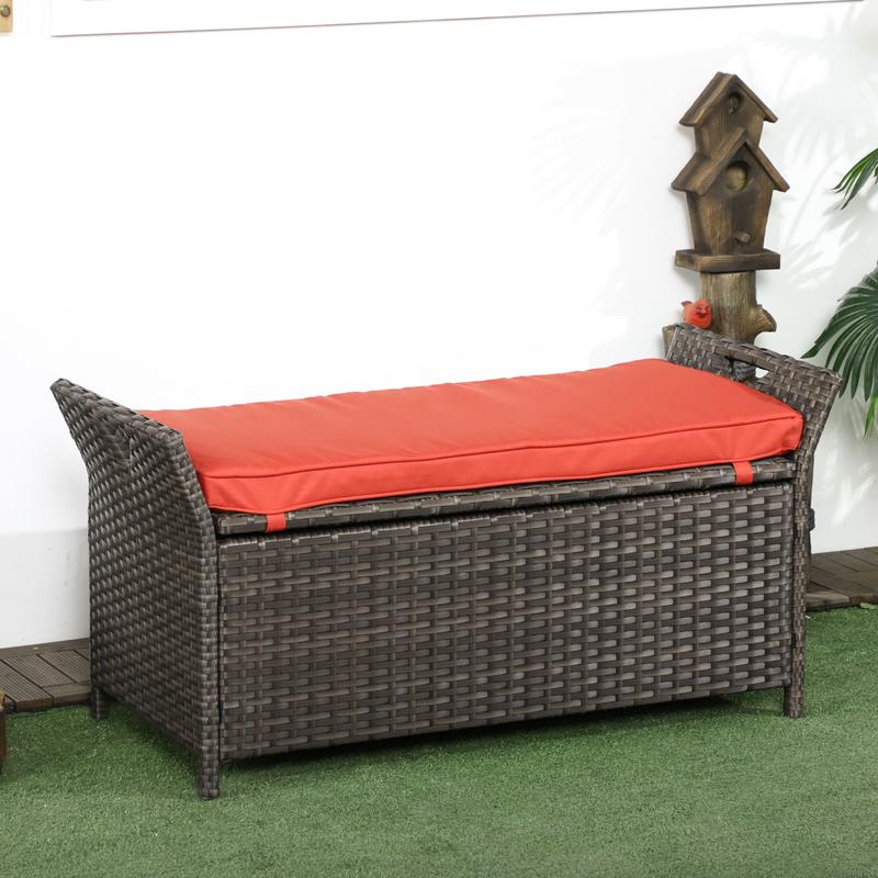 29 Gallon Patio Wicker Storage - Outdoor Furniture With Storage For Cushions recensie en prijs