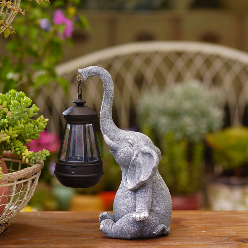 Resin Elephant Statue Ornament - Outdoor Furniture Decor recensie en prijs