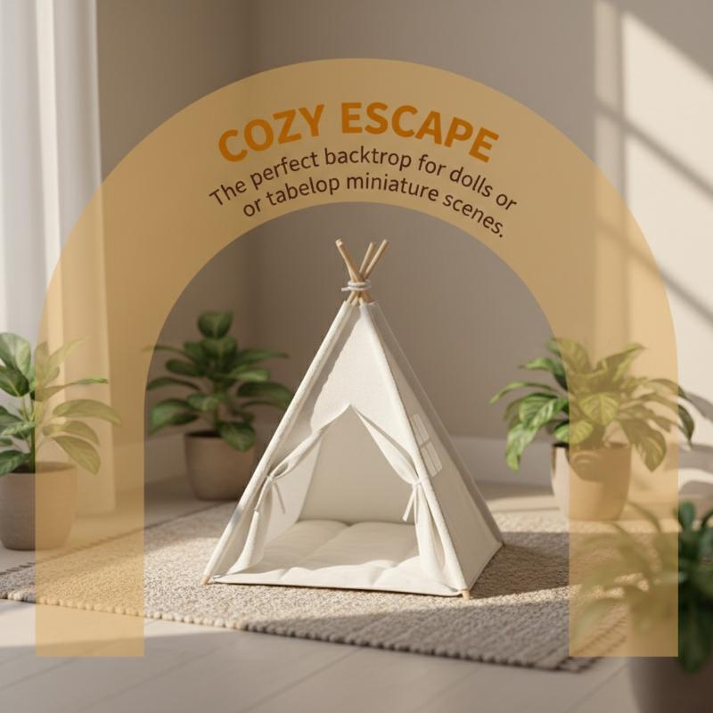 [JN] 1:12 Scale Camping Tent M - Outdoor Furniture Decor recensie en prijs
