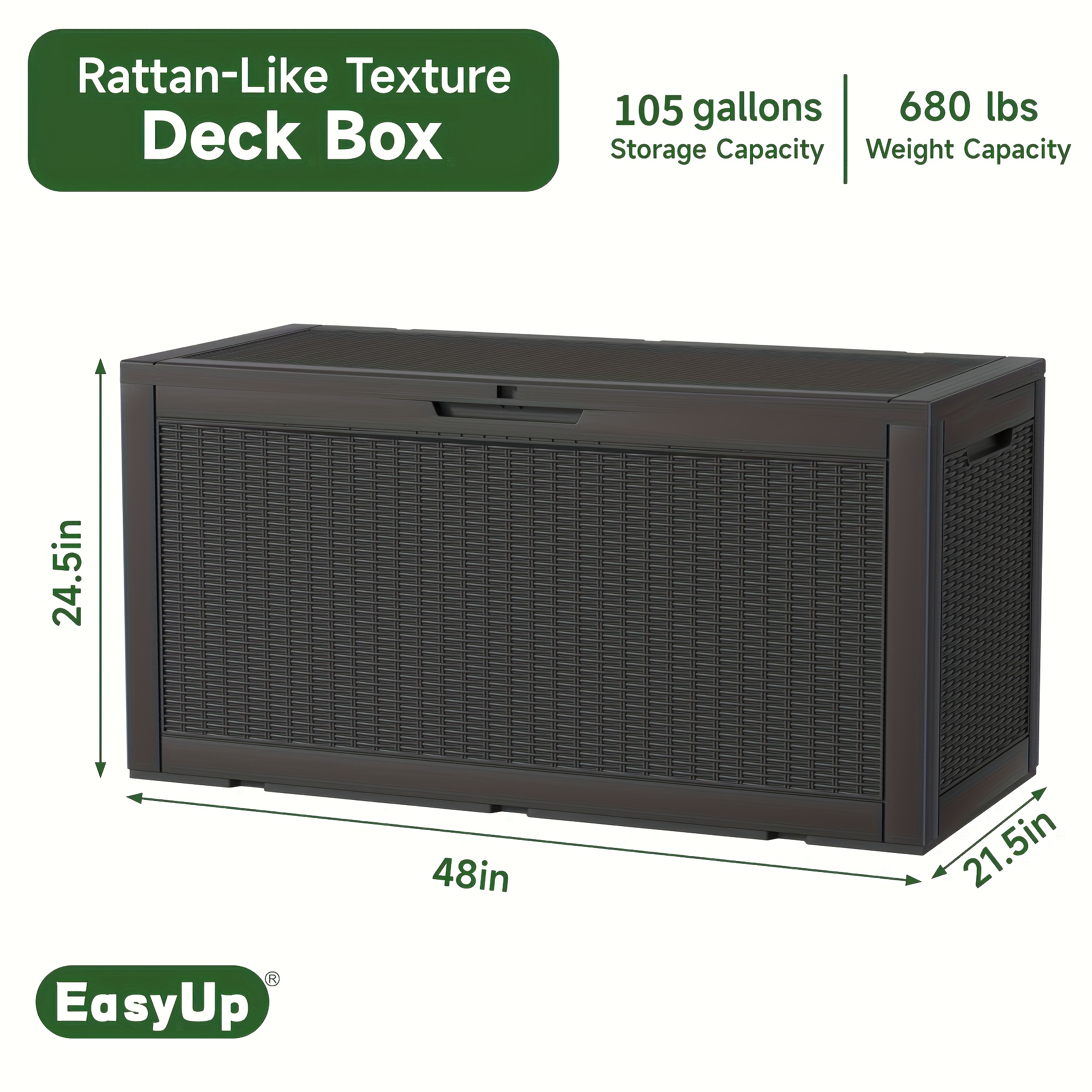 105 Gallon Waterproof Large Re - Outdoor Furniture With Storage For Cushions recensie en prijs