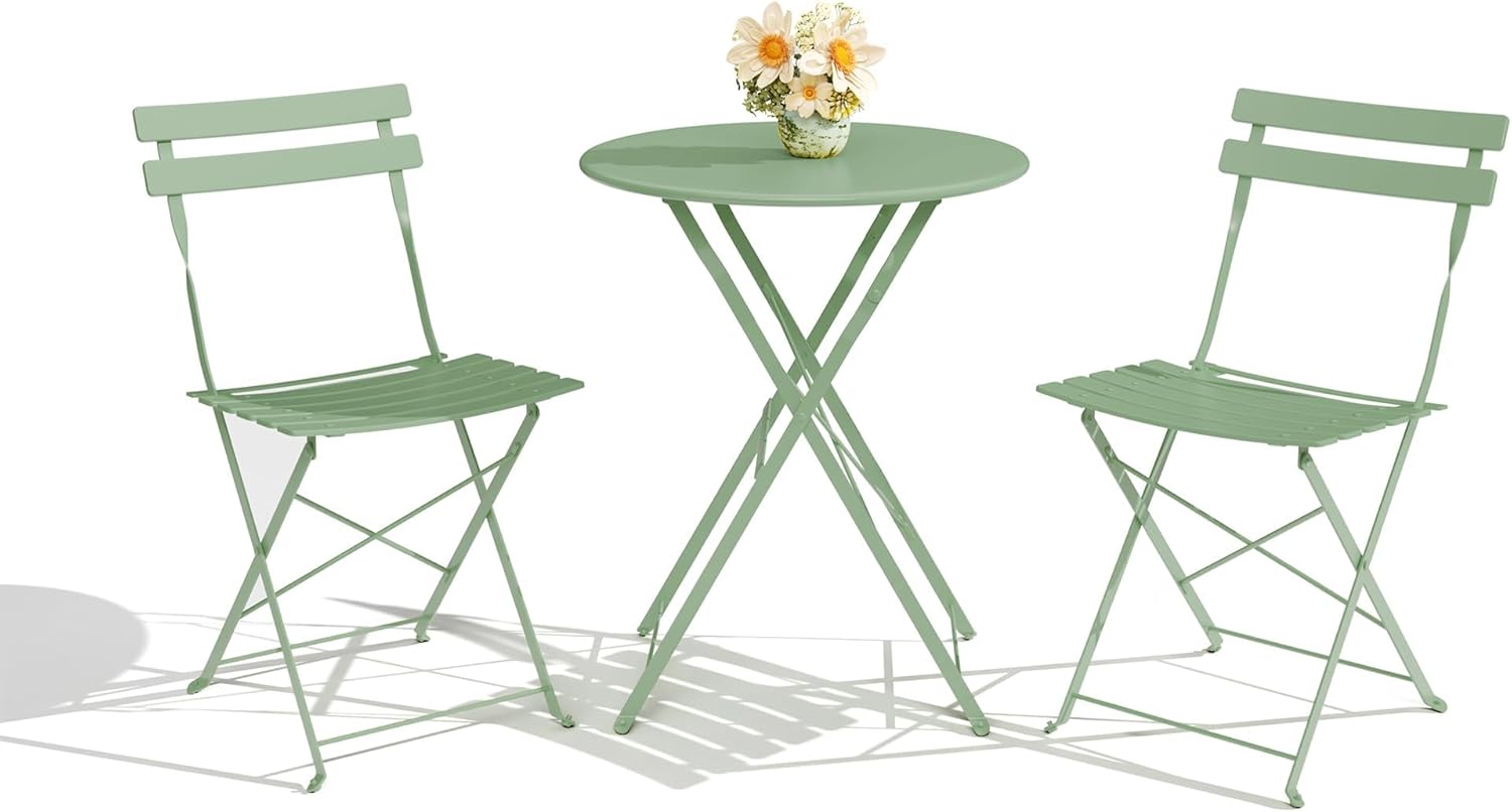3 Piece Foldable Bistro Set Ou - Outdoor Furniture One Piece recensie en prijs
