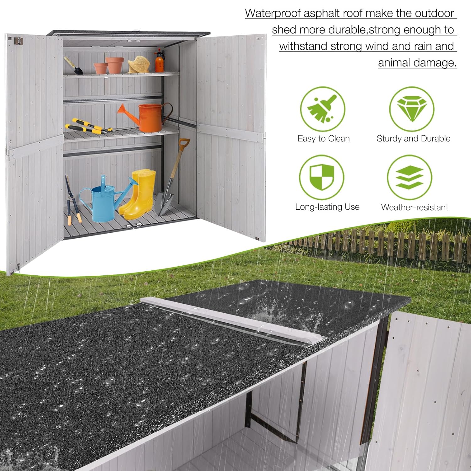 Outdoor Cabinet Storage Shed w - Outdoor Furniture Modern recensie en prijs