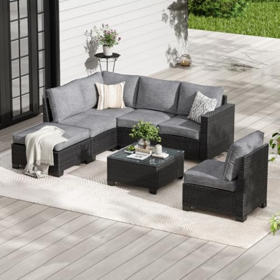 Outdoor patio furniture set: 7 - Outdoor Furniture One Piece recensie en prijs