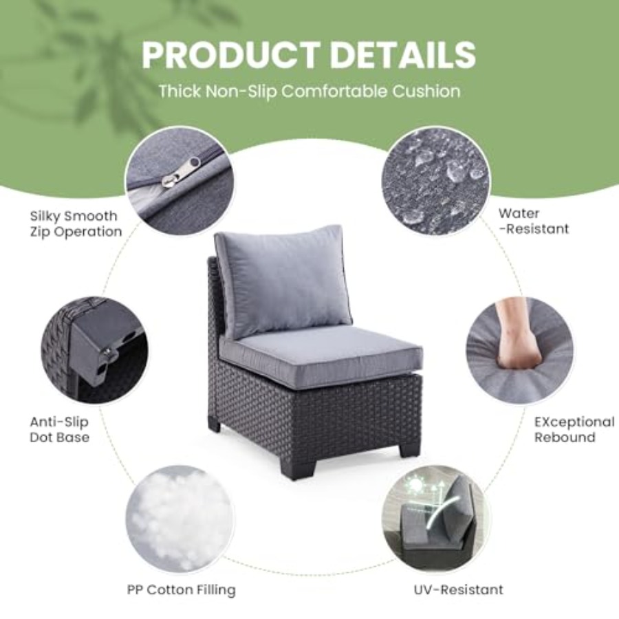 Outdoor patio furniture set: 7 - Outdoor Furniture One Piece recensie en prijs