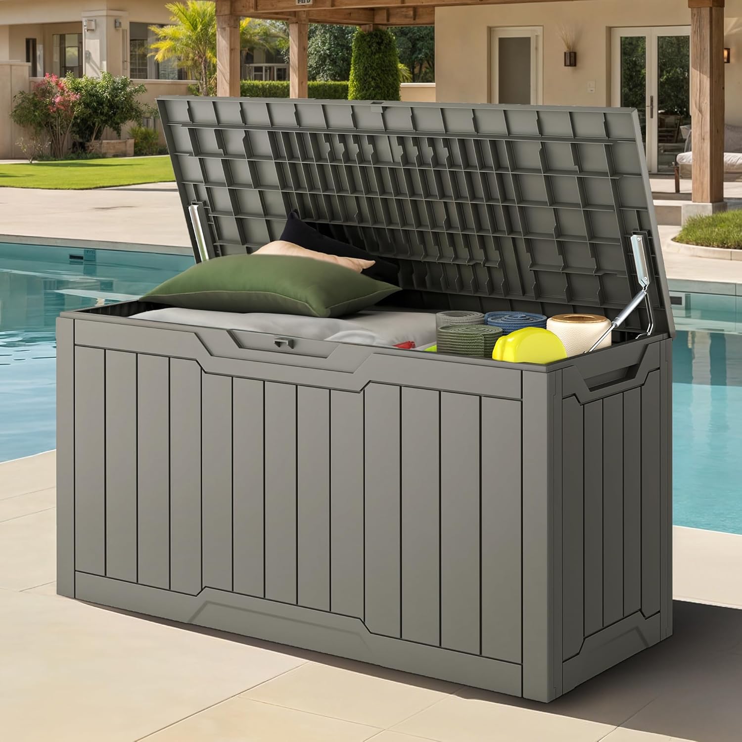 82-Gallon Waterproof Outdoor S - Outdoor Furniture With Storage For Cushions recensie en prijs